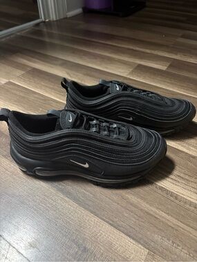 Nike Air Max 97 Sneakers - Black with Silver Swoosh